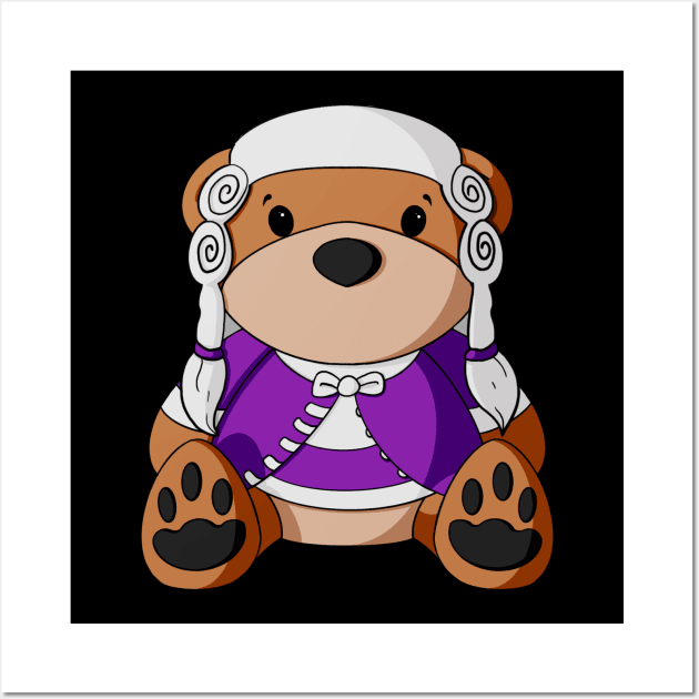 Baron Teddy Bear Wall Art by Alisha Ober Designs